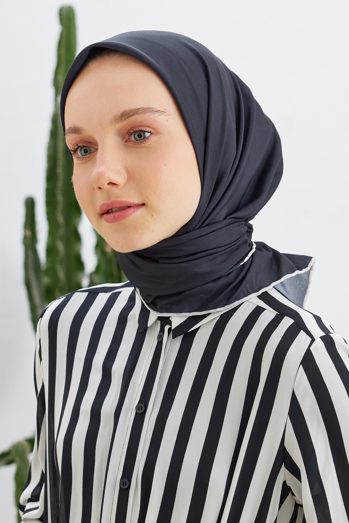 Pro Line Düz Renk Eşarp - Siyah