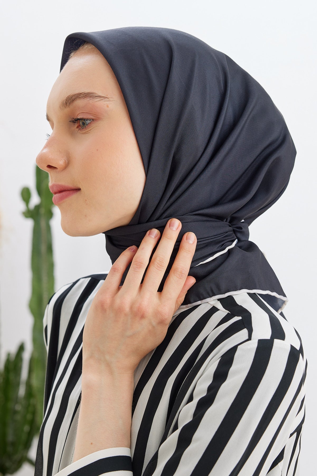 Pro Line Düz Renk Eşarp - Siyah