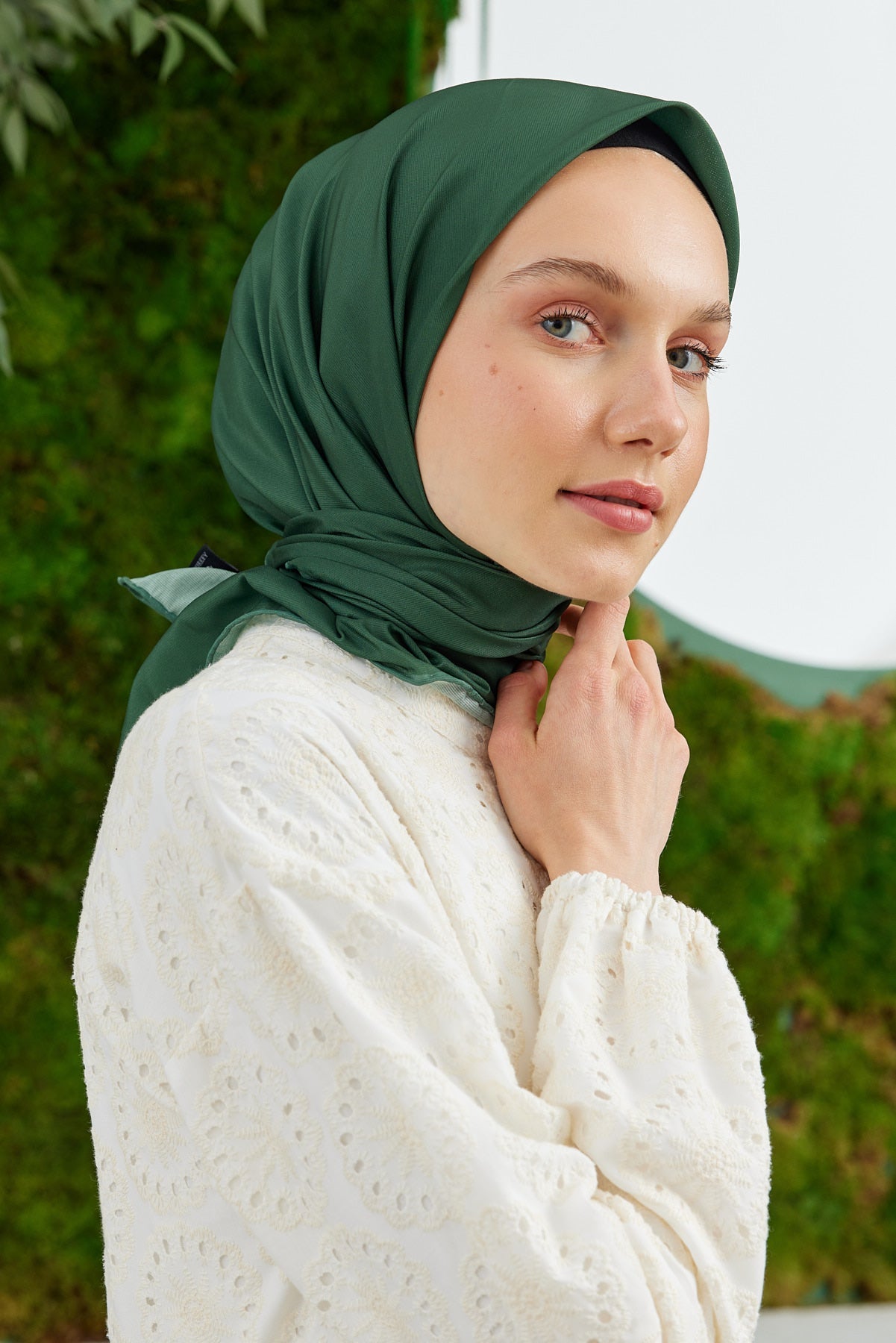 Pro Line Düz Renk Eşarp - Haki