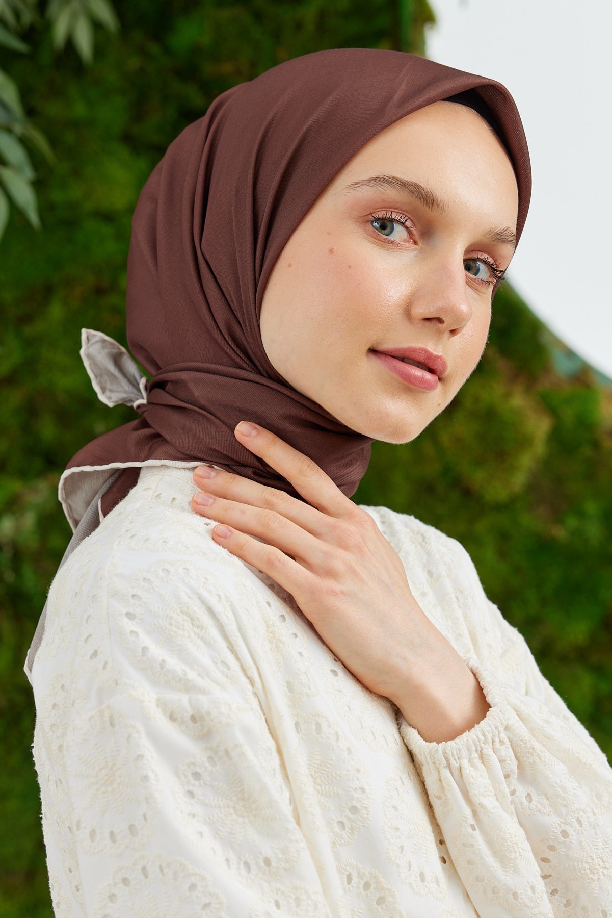 Pro Line Düz Renk Eşarp - Çikolata Kahve