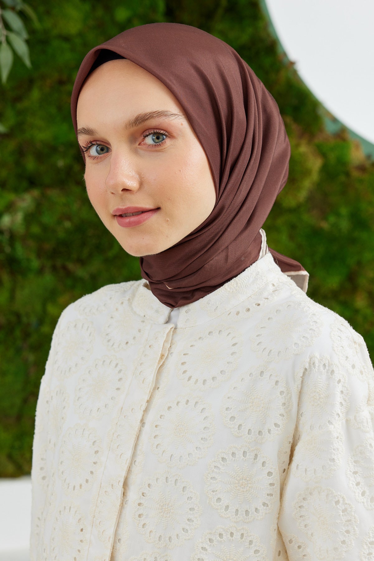 Pro Line Düz Renk Eşarp - Çikolata Kahve