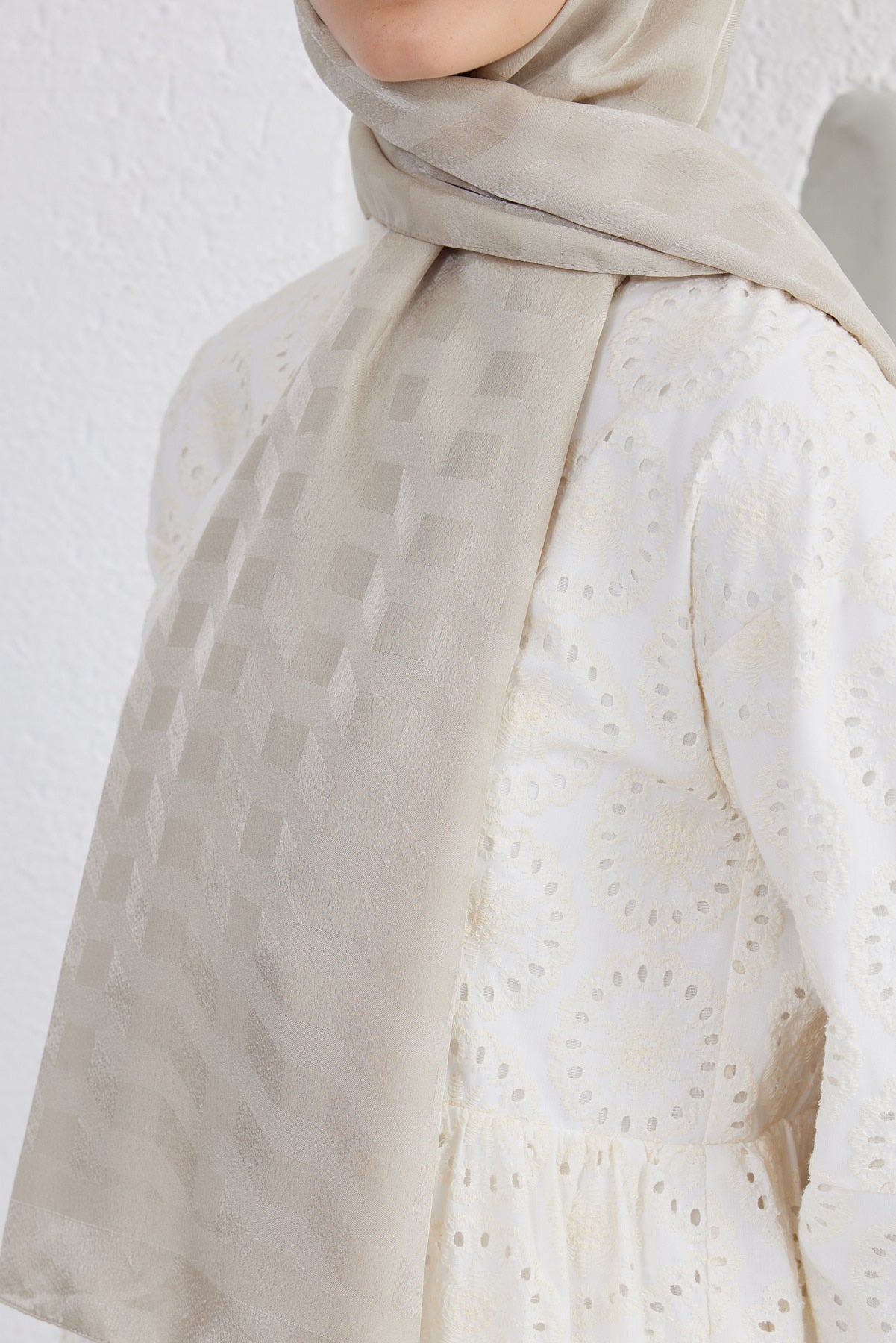 Jakar Janjan Mila Desen Şal - Taş