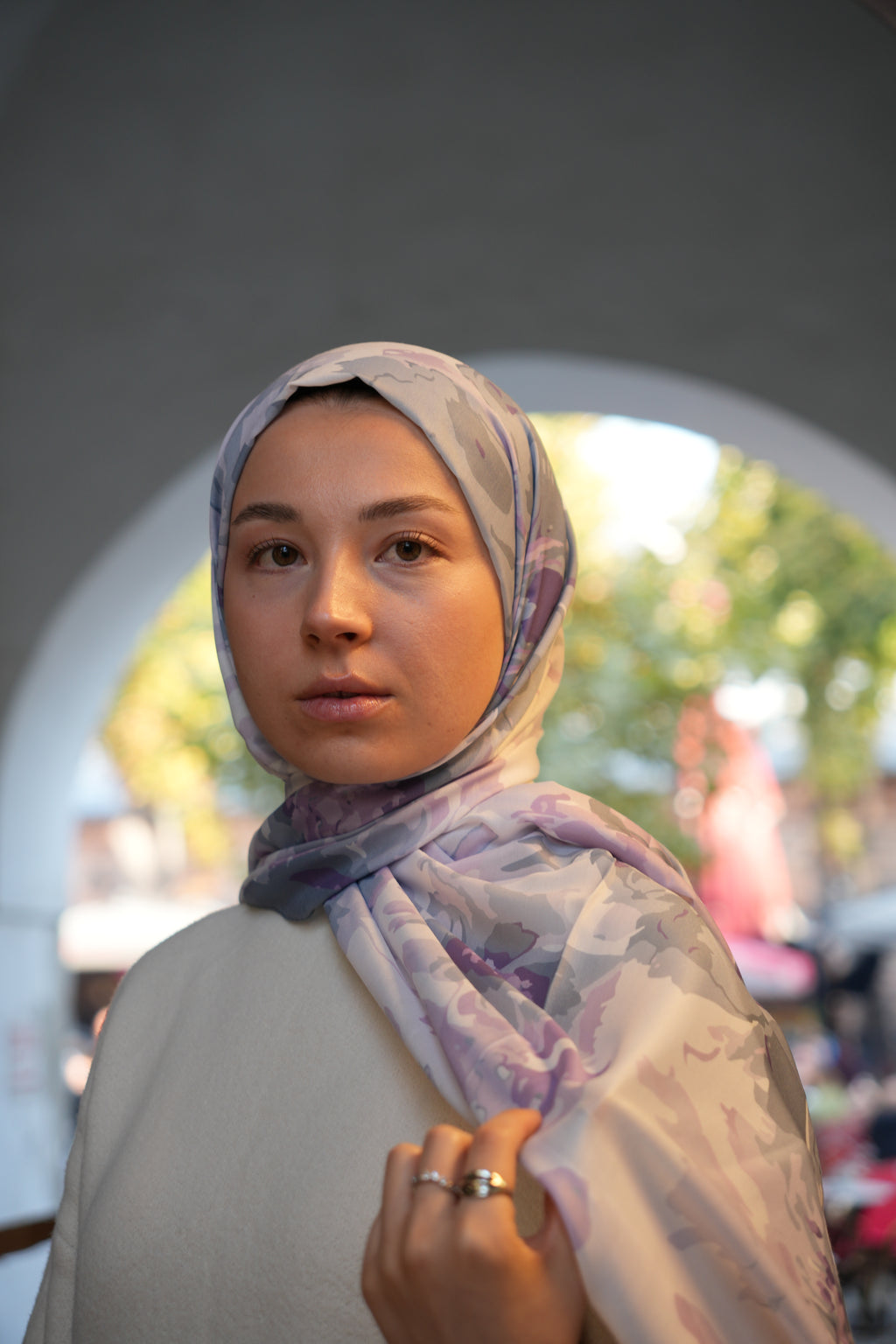 Hawaii Fişek Desenli Şal