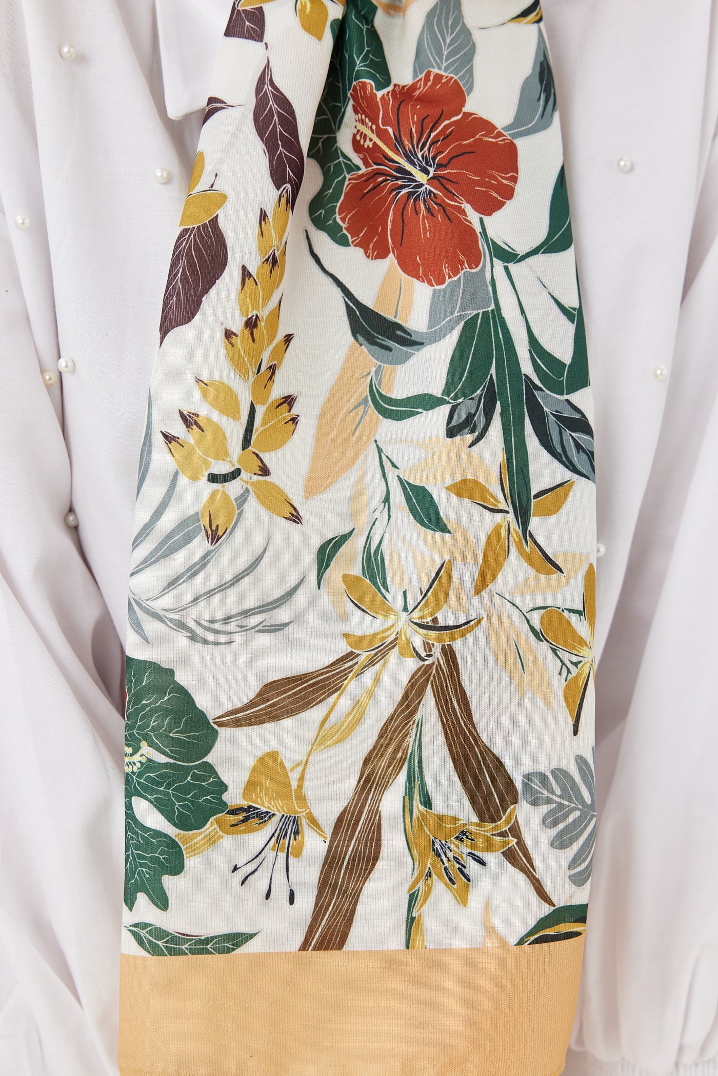 Pro Line Viola Desen Şal - Hardal