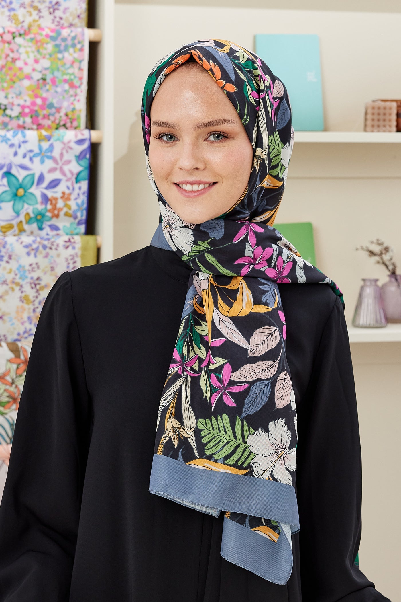 Pro Line Viola Desen Şal - Füme