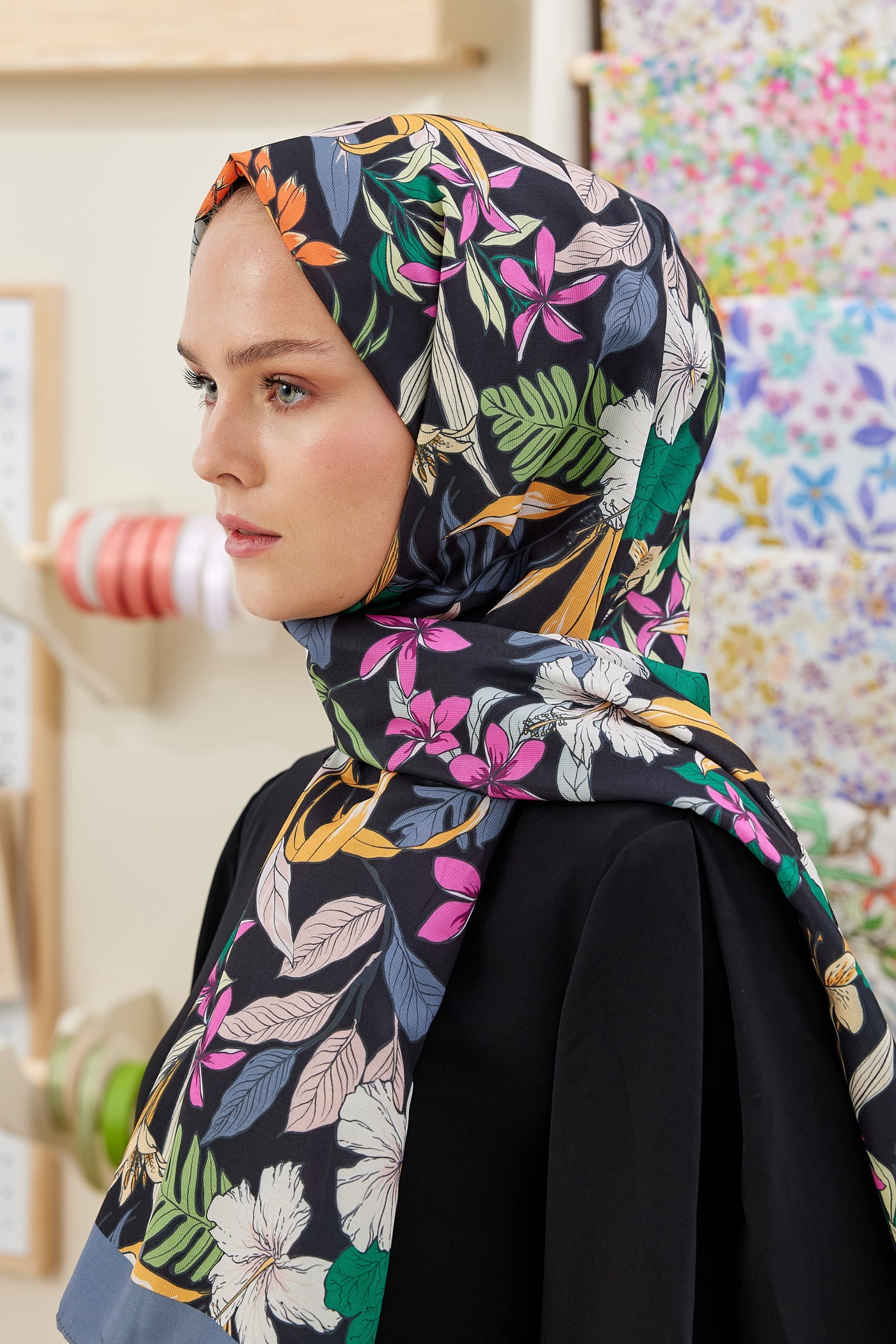 Pro Line Viola Desen Şal - Füme