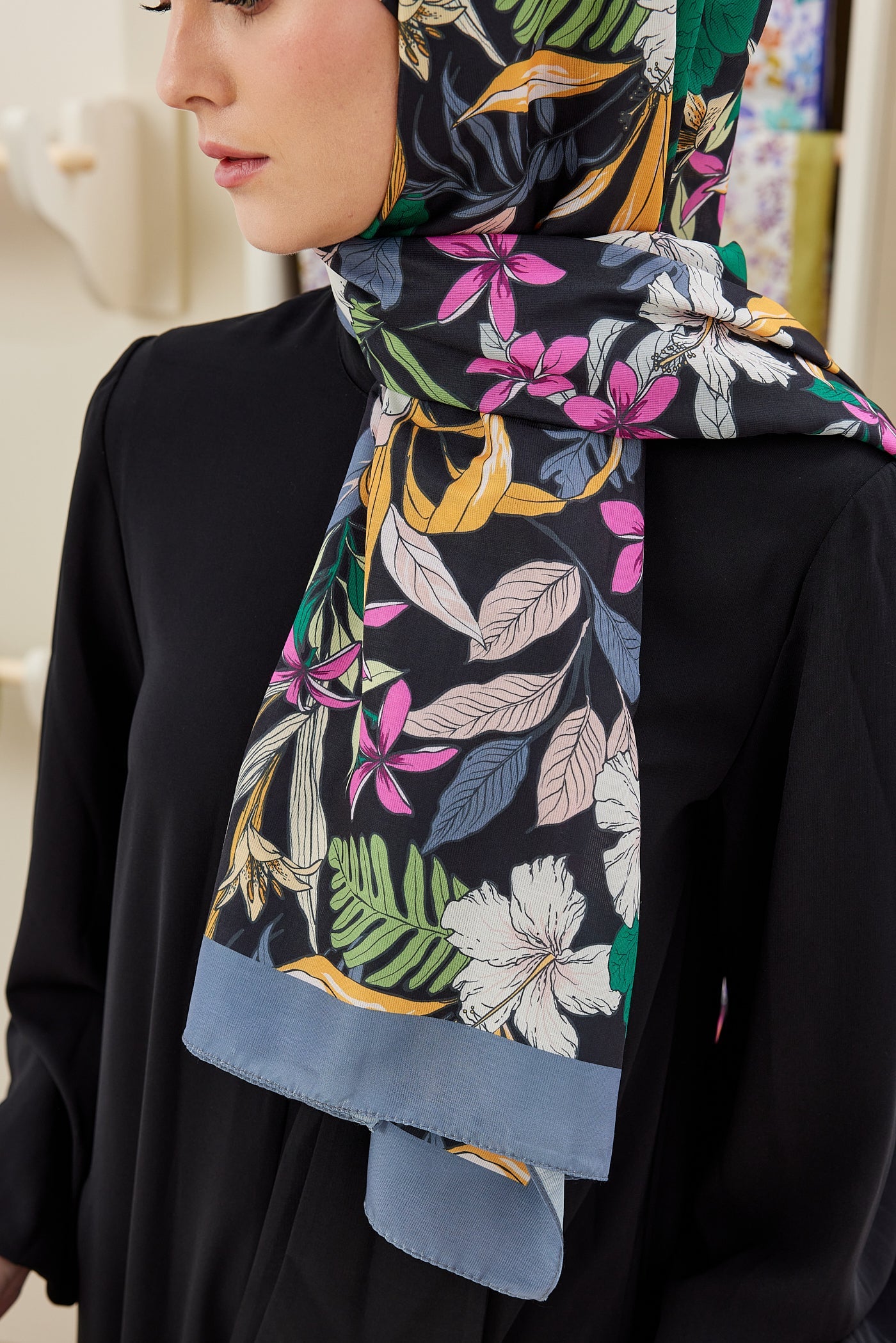 Pro Line Viola Desen Şal - Füme