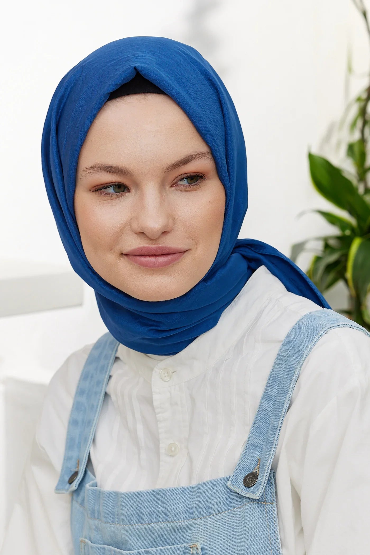 Elisa Vual Şal - Koyu Mavi