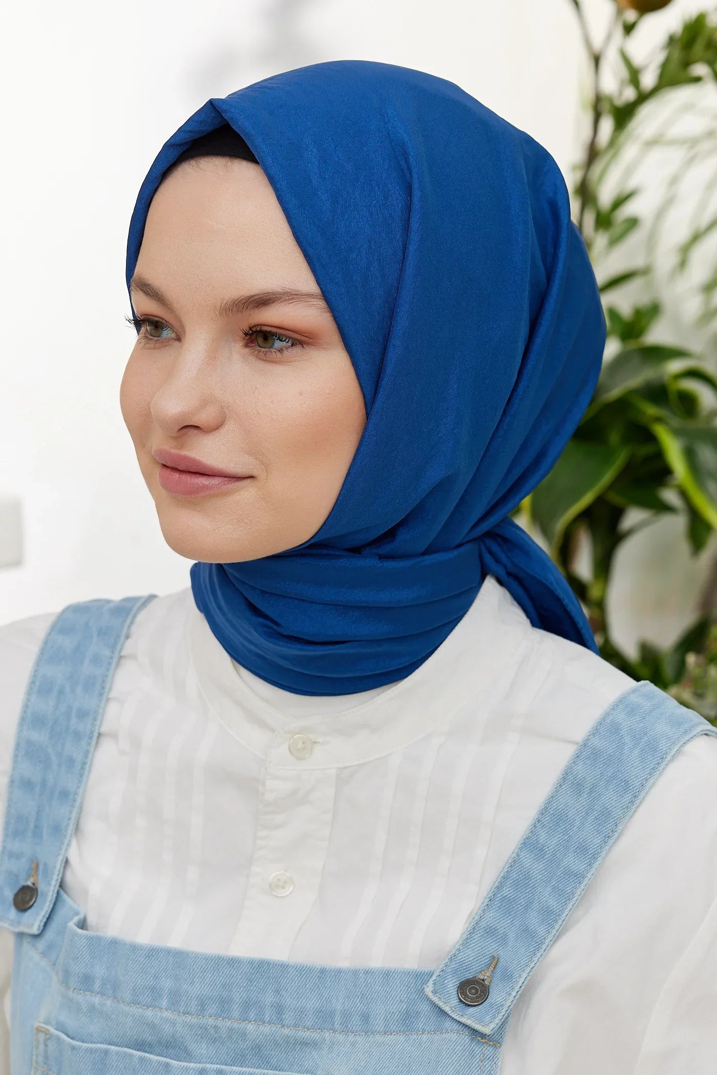 Elisa Vual Şal - Koyu Mavi