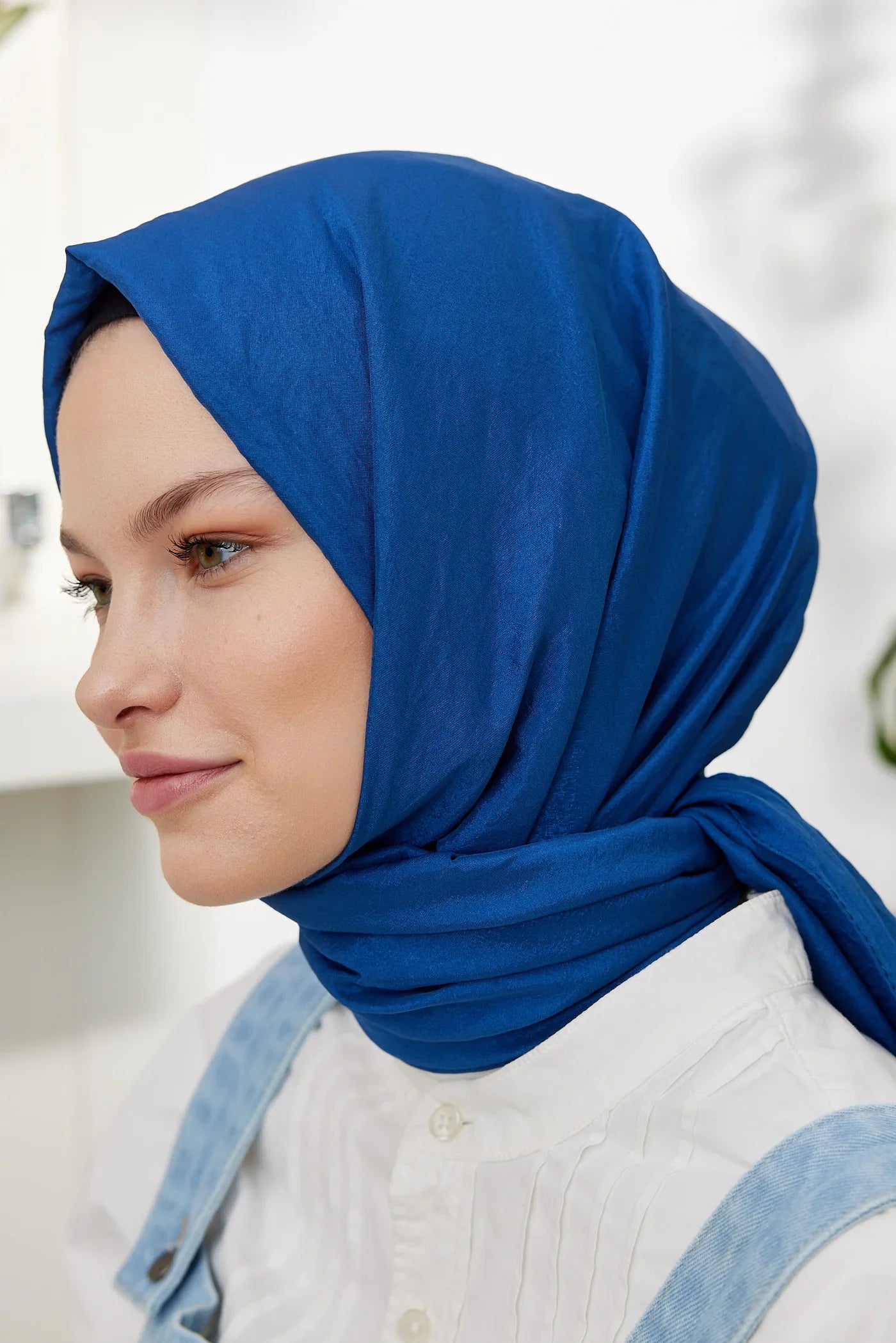 Elisa Vual Şal - Koyu Mavi