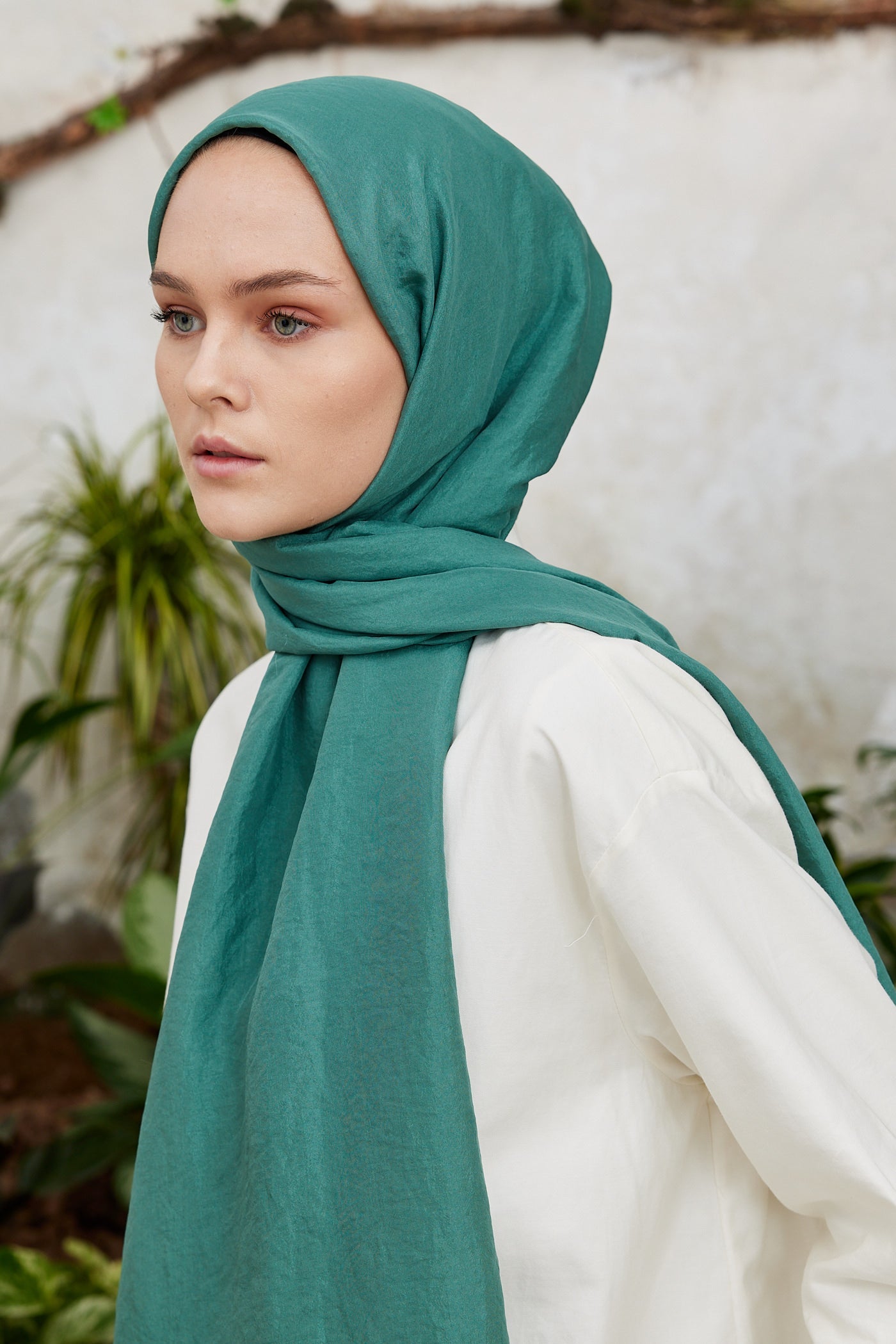 Elisa Vual Şal - Mint Yeşili