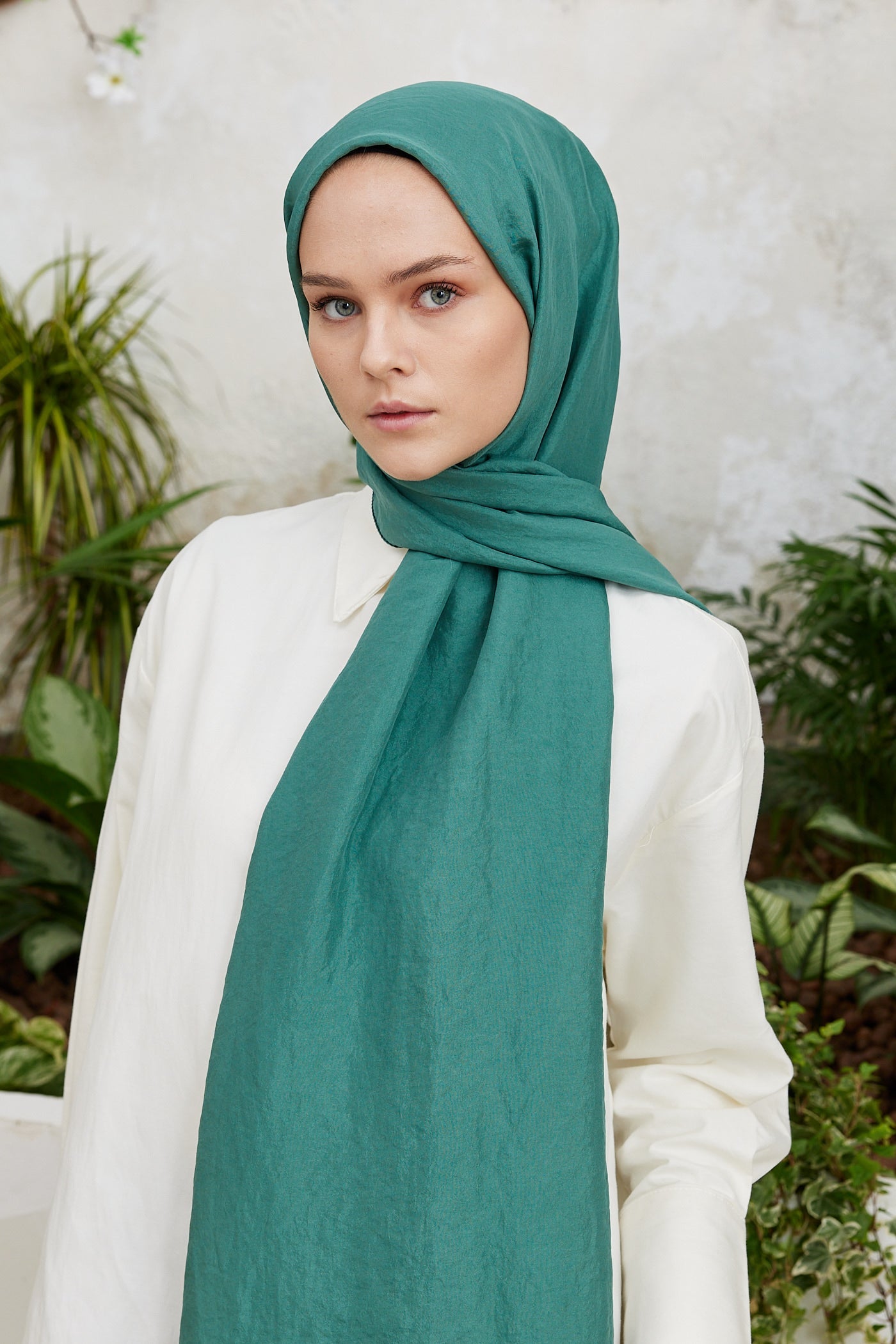 Elisa Vual Şal - Mint Yeşili