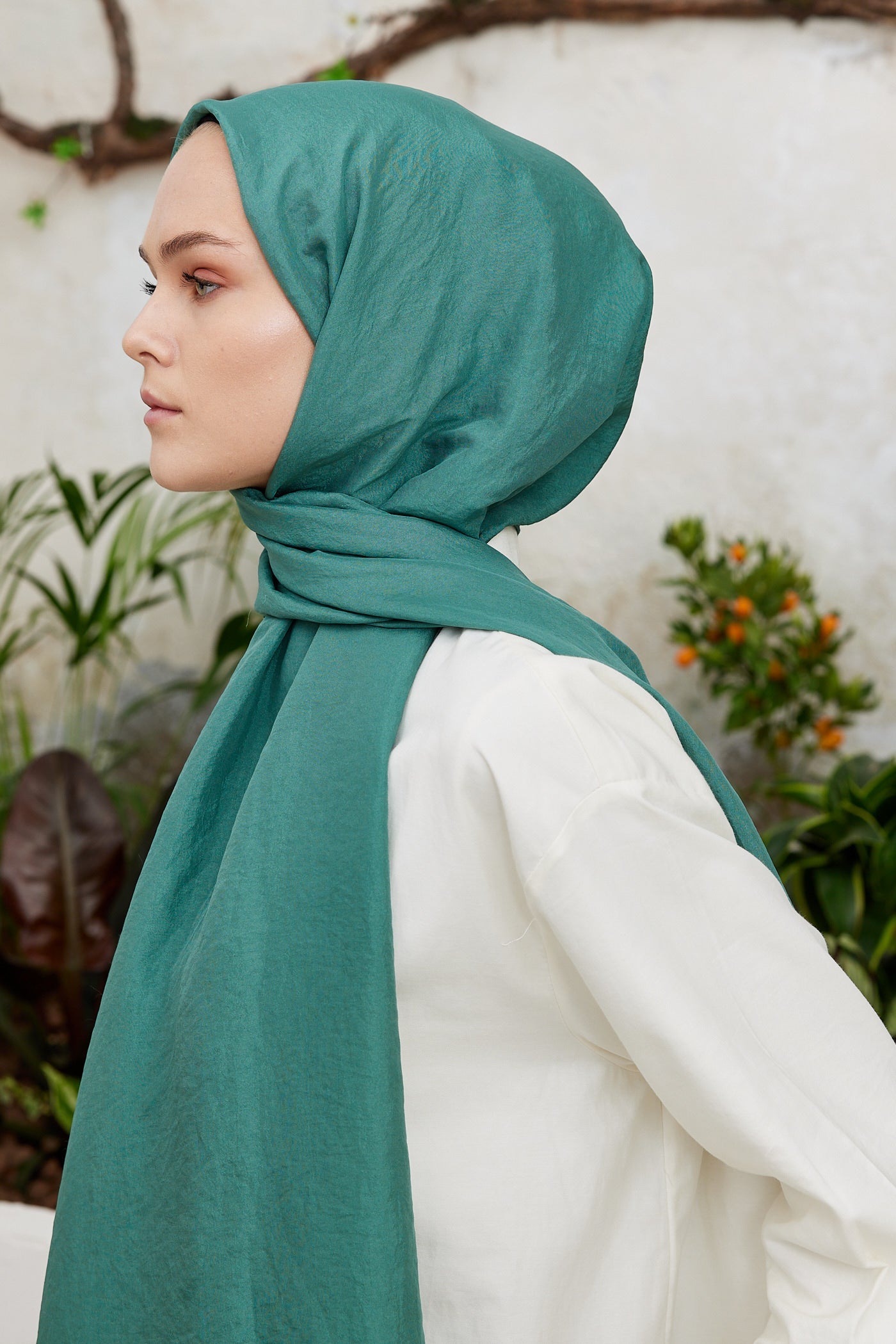 Elisa Vual Şal - Mint Yeşili