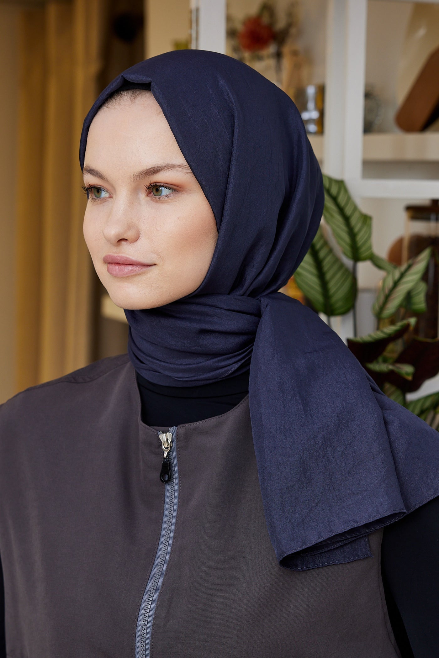 Elisa Vual Şal - Lacivert