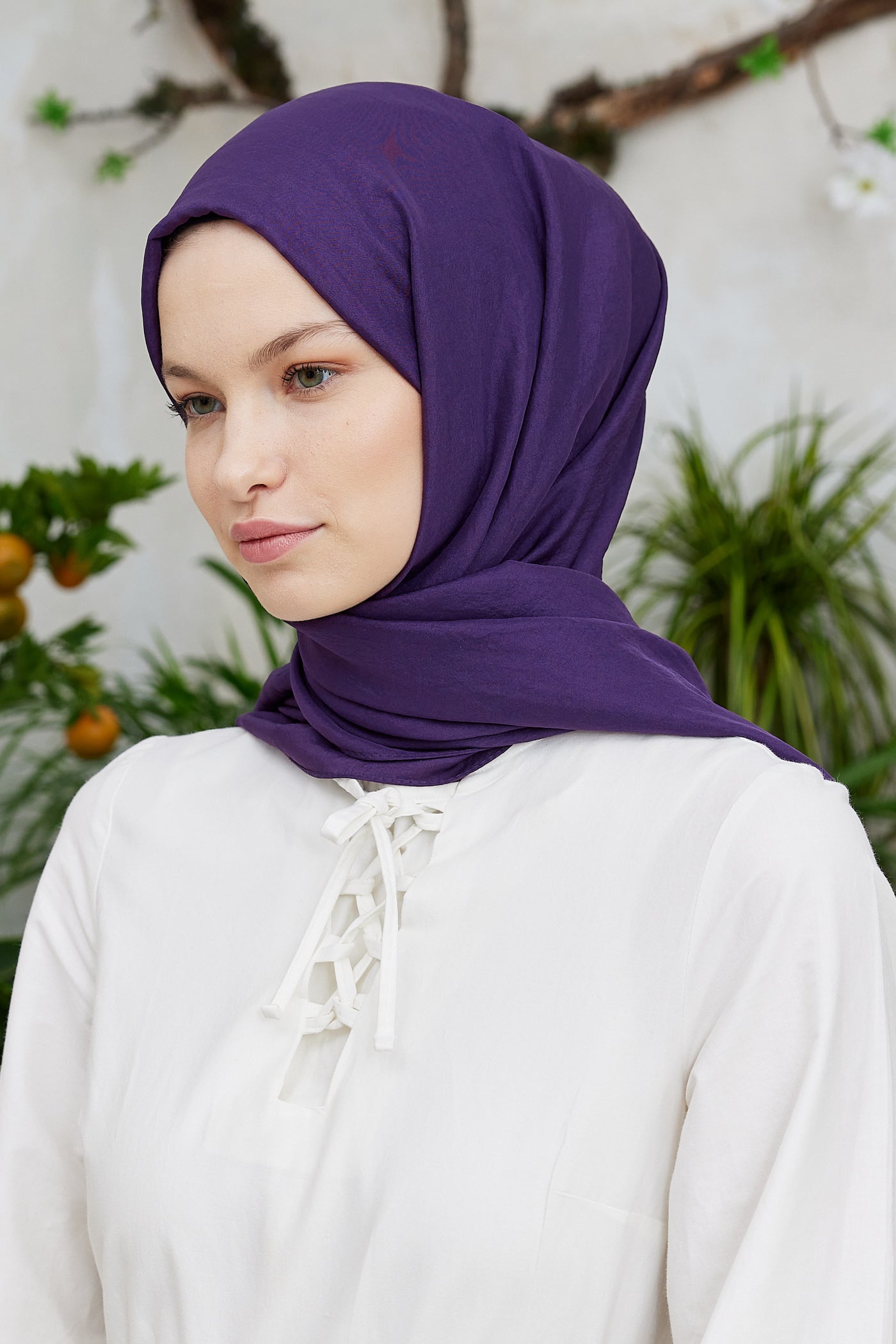 Elisa Vual Şal - Mor