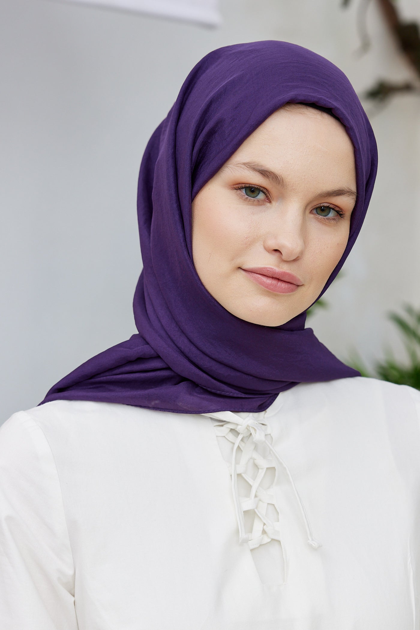 Elisa Vual Şal - Mor