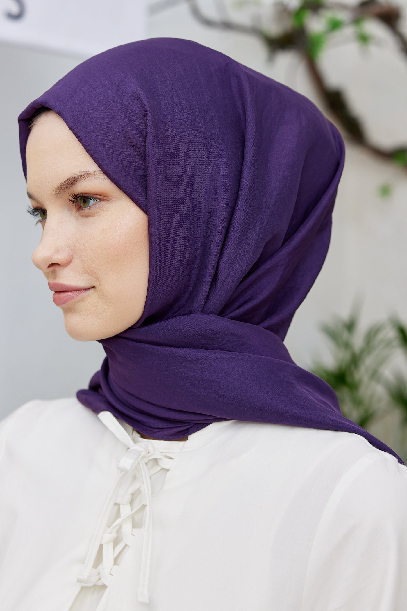 Elisa Vual Şal - Mor