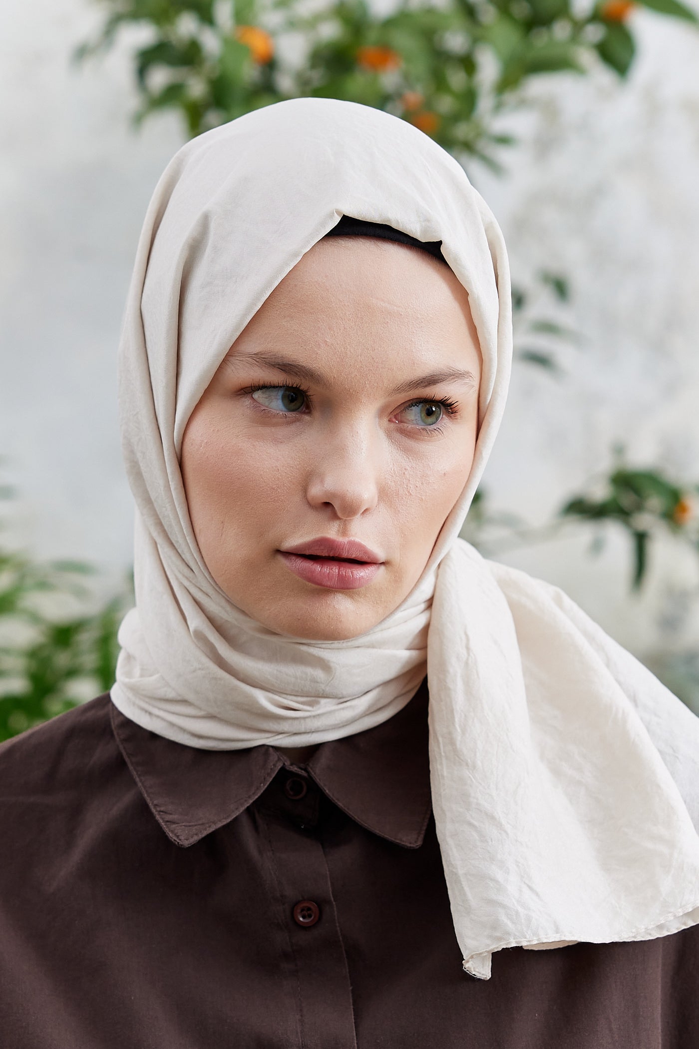 Elisa Vual Şal - Krem