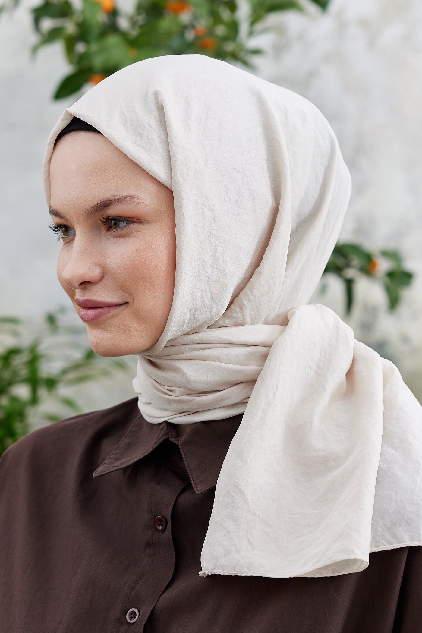 Elisa Vual Şal - Krem