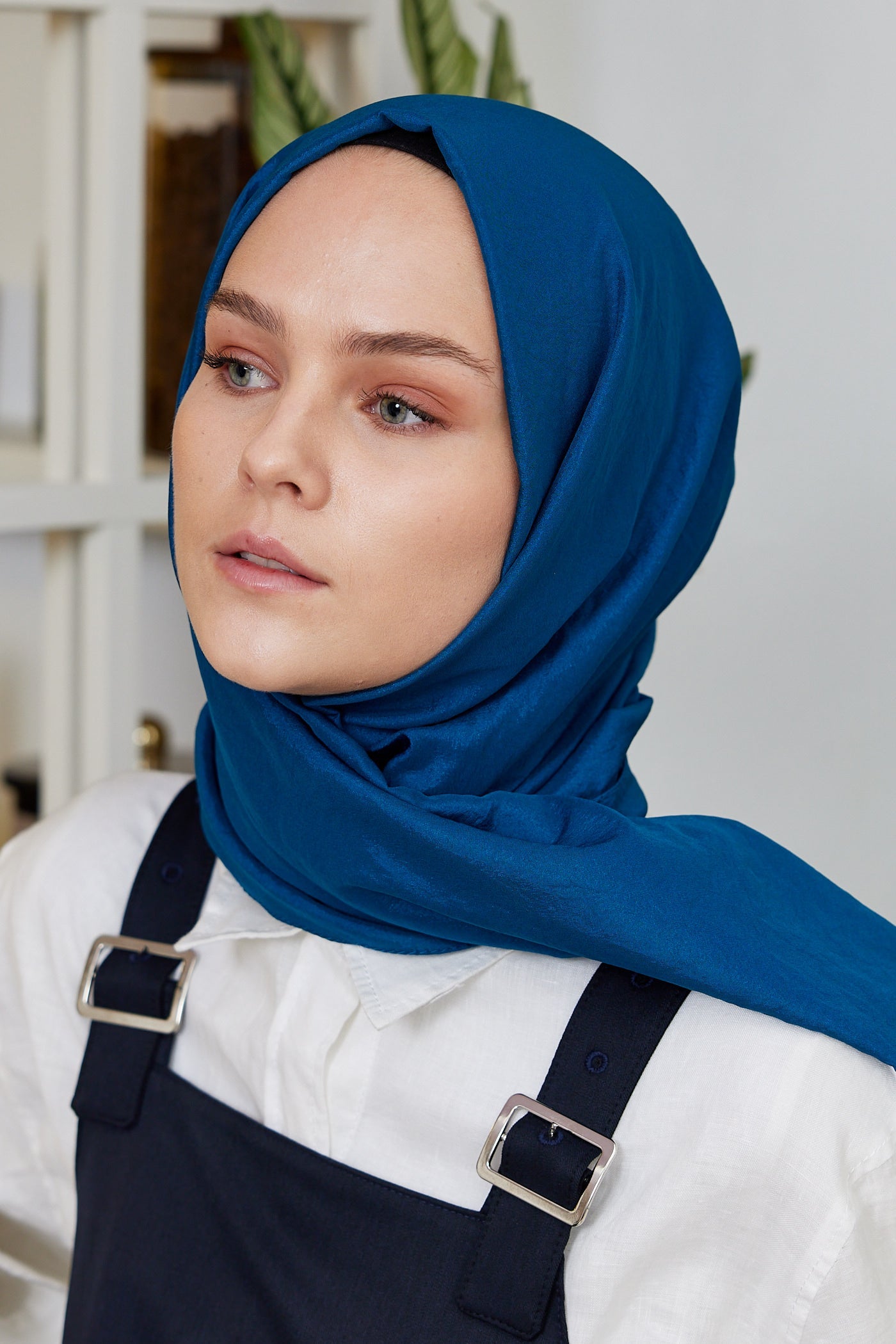 Elisa Vual Şal - Koyu Mavi