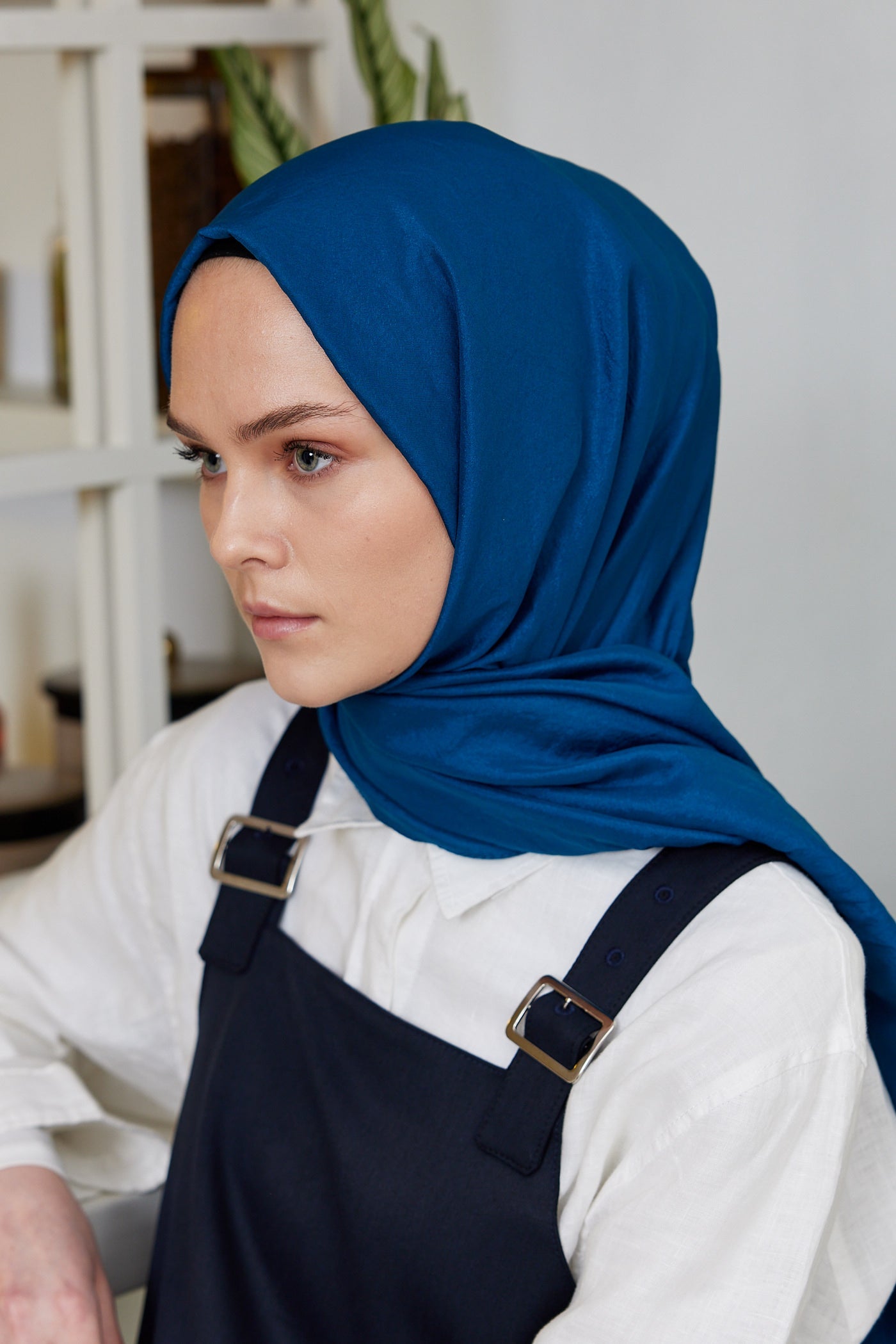 Elisa Vual Şal - Koyu Mavi