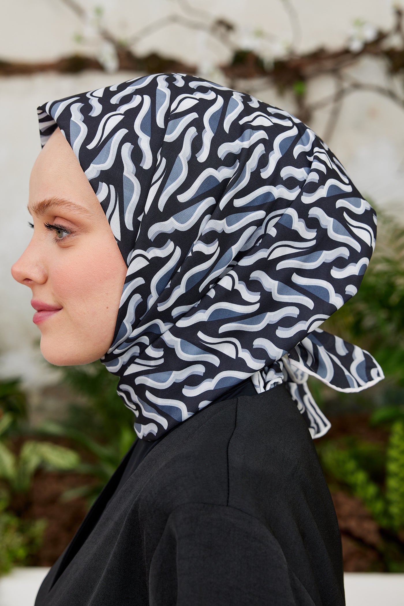 Pro Line Nancy Desen Eşarp - Füme - Gri