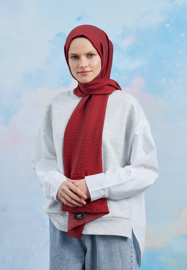 Carla Şal - Kırmızı