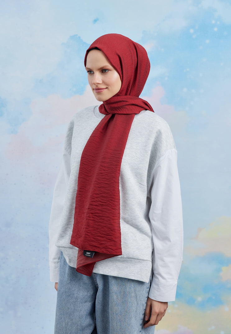 Carla Şal - Kırmızı