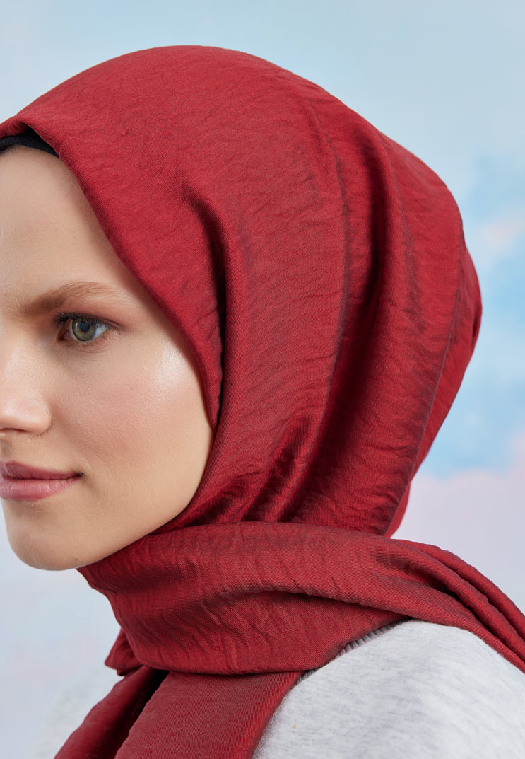 Carla Şal - Kırmızı