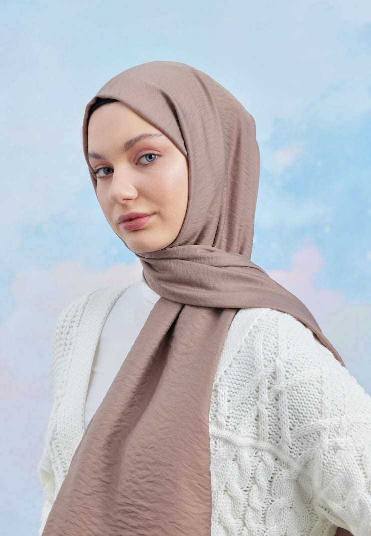 Carla Şal - Koyu Vizon