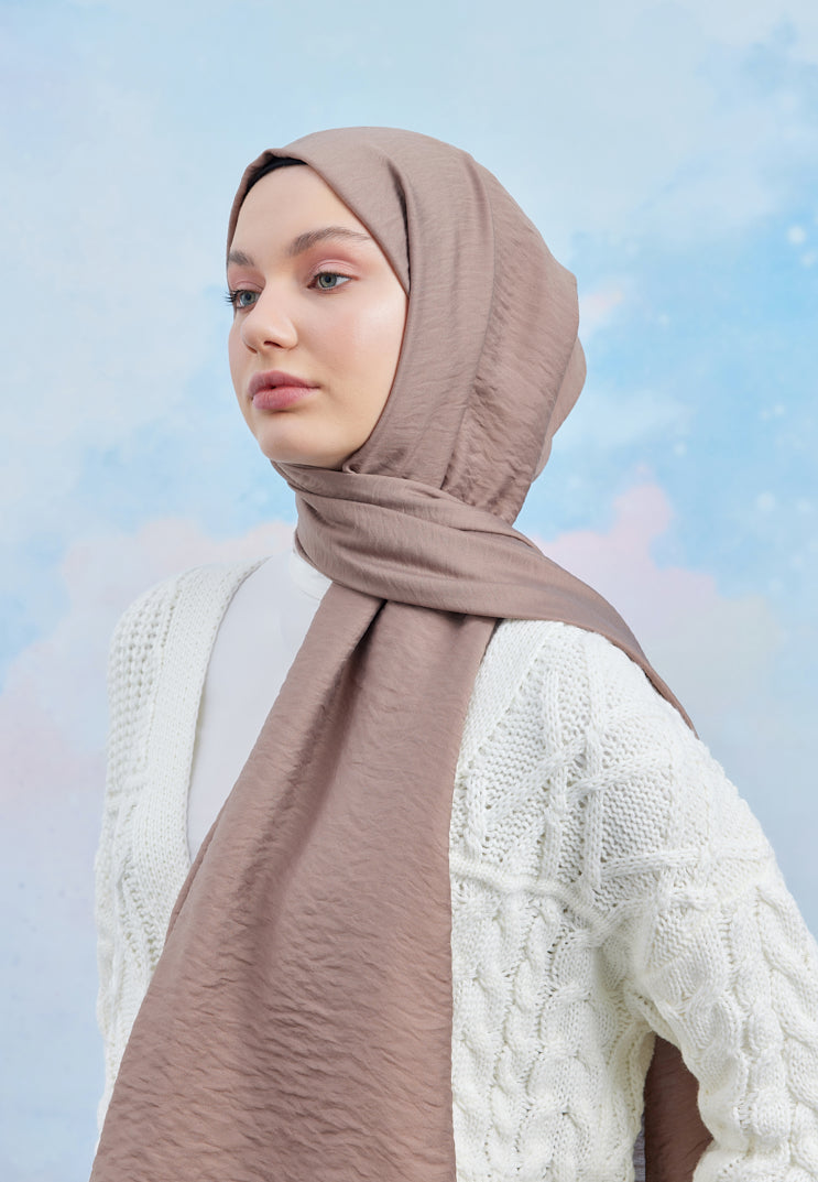 Carla Şal - Koyu Vizon