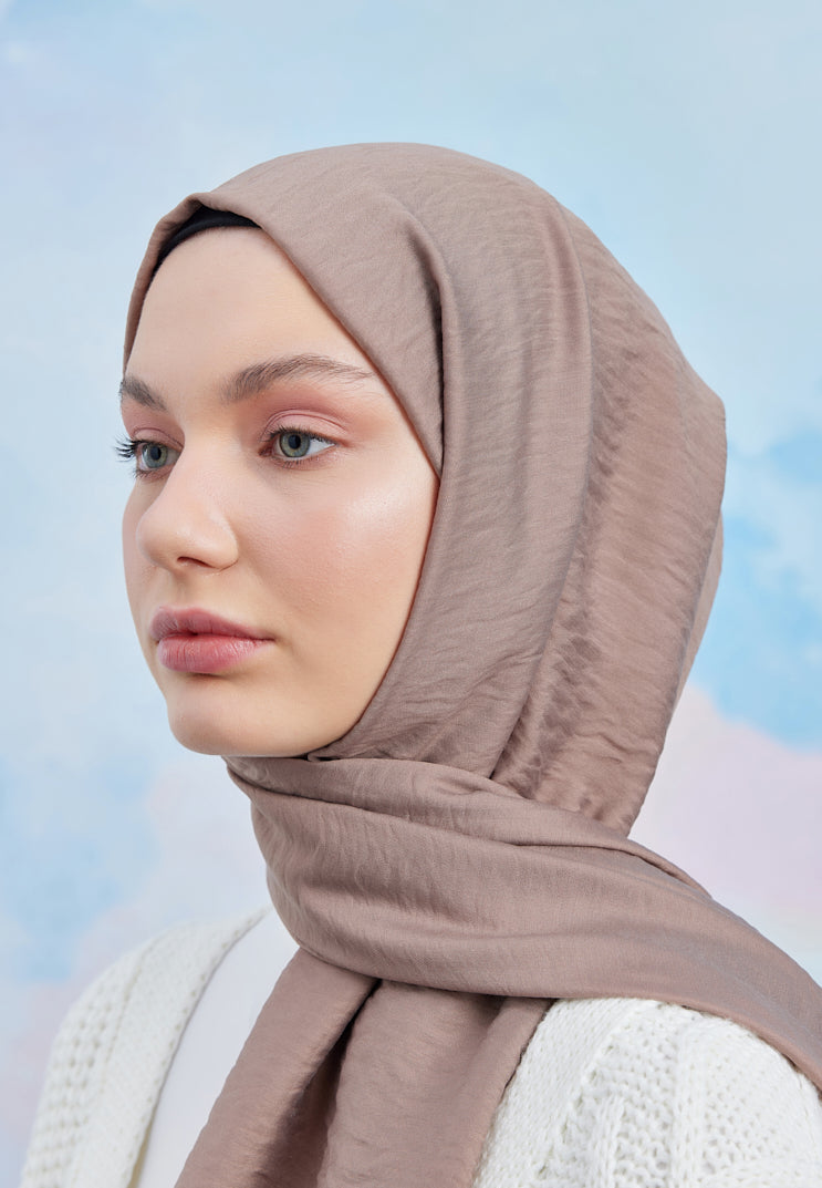 Carla Şal - Koyu Vizon